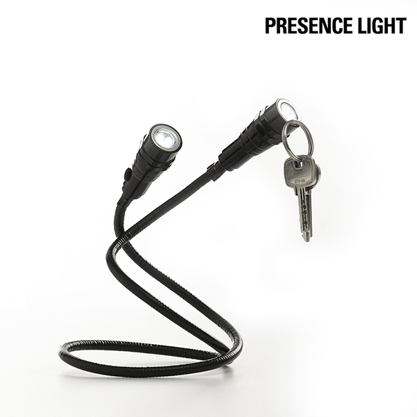Presence Light Magnetisk dubbel­flexibel LED-ficklampa