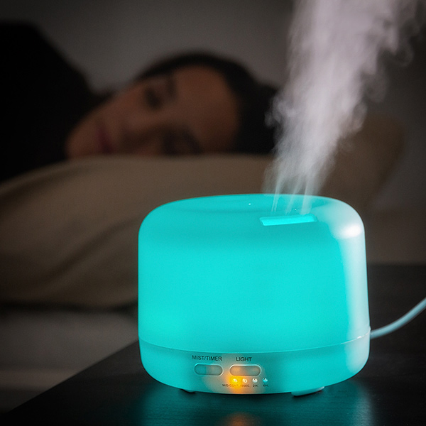 Aromaterapibehumidifier med flera färger