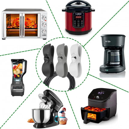 Självhäftande kabelorganisatör (3 st)