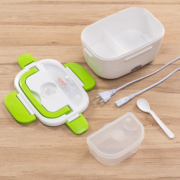 Elektrisk matlåda 40 W vit/grön