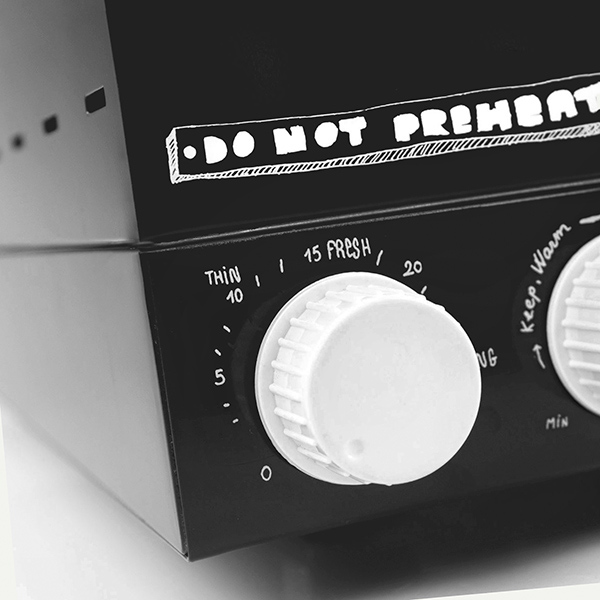 Pizzamaker-box inkl. receptsamling