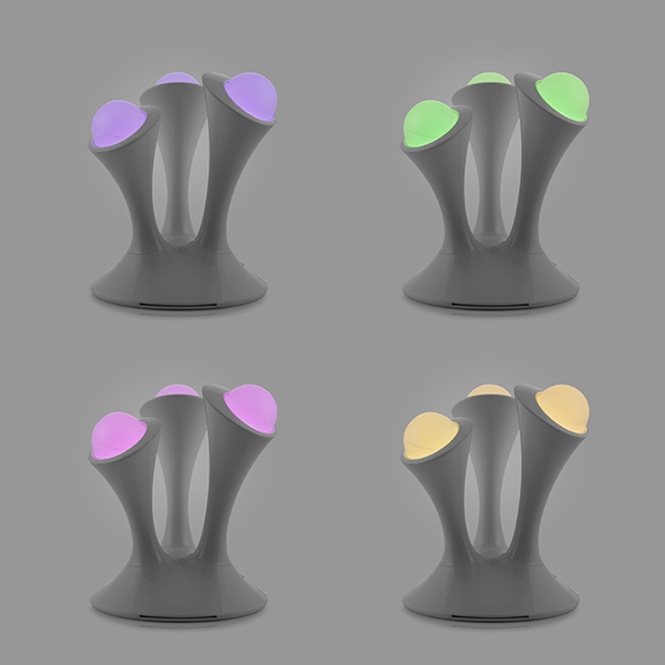 Multifärgad Fluorescerande LED-lampa