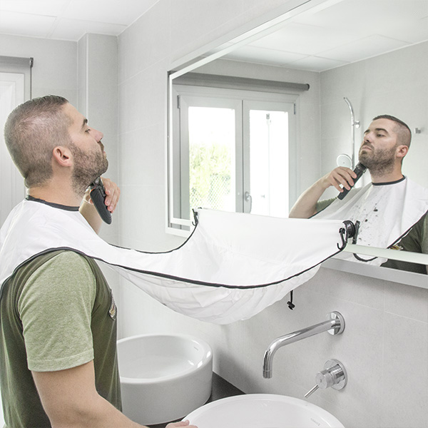 Skäggförkläde för trimning