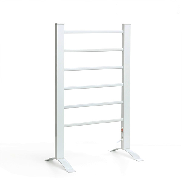 6-stavig elektrisk handdukstork 90W, vit