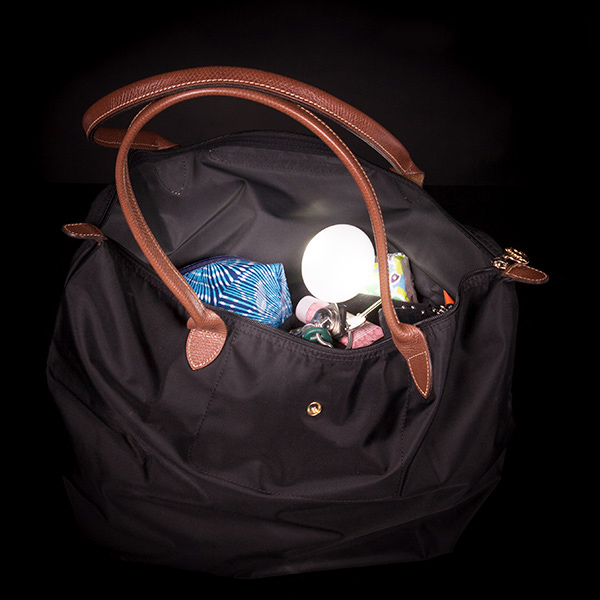 Portabel LED-belysning för väskor