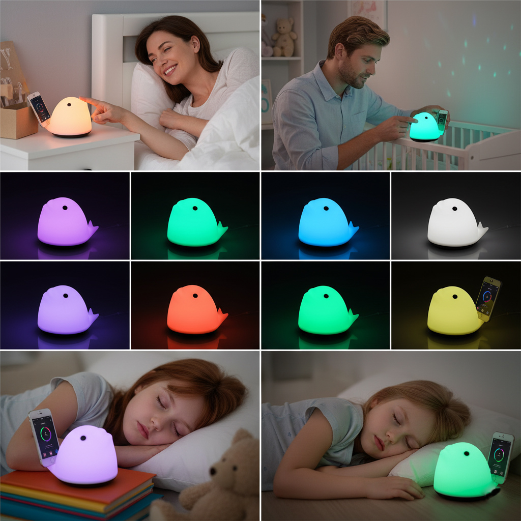 Uppladdningsbar lampa i valform