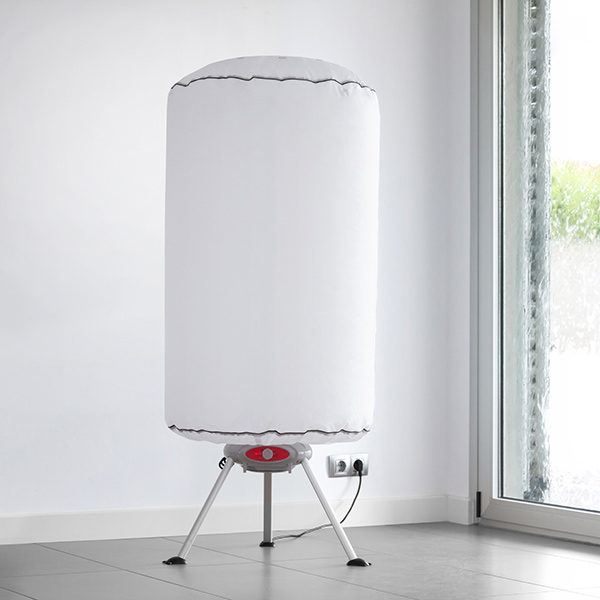 Portabel klädtork 1000W vit