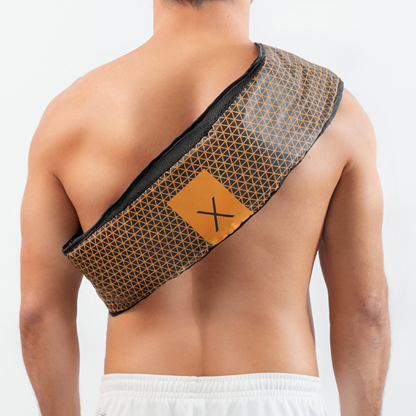 Vibrerande fitnessbälte (XL)