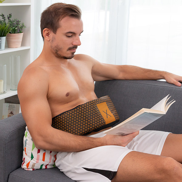 Vibrerande fitnessbälte (XL)