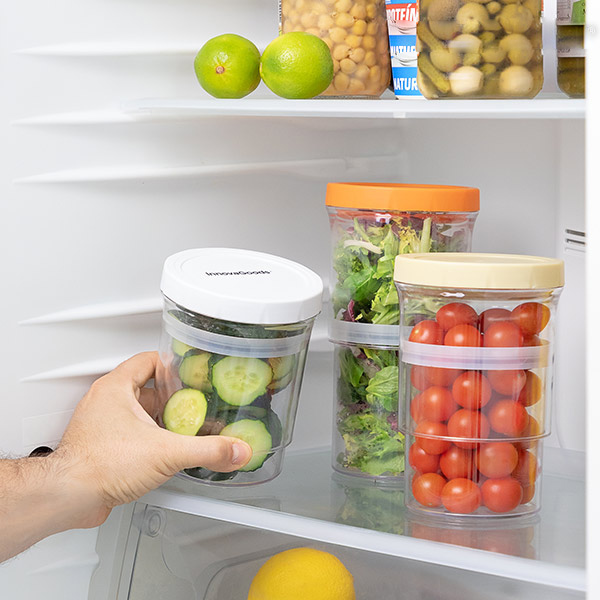 Storleksjusterbara behållare (3-set)