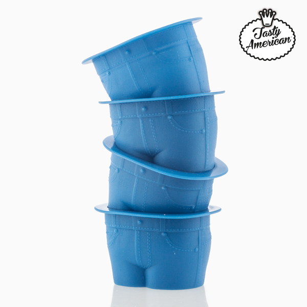 Tasty American Silikonformar för Madeleines (4-pack)