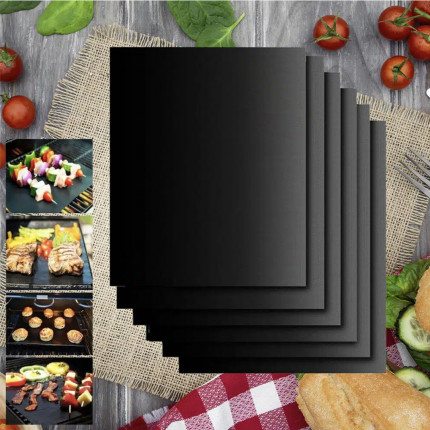 Non-stick grill- och stekunderlägg (2 st)