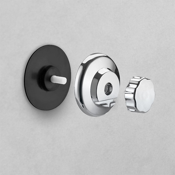 Duschhylla med sugpropp