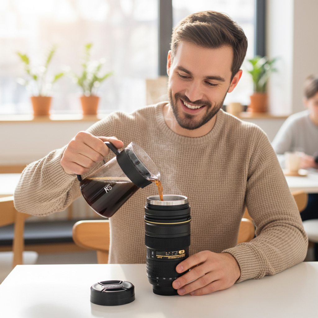 Dryckestermos med lock