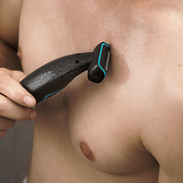 Kroppstrimmer & epilator med förlängningsbart handtag