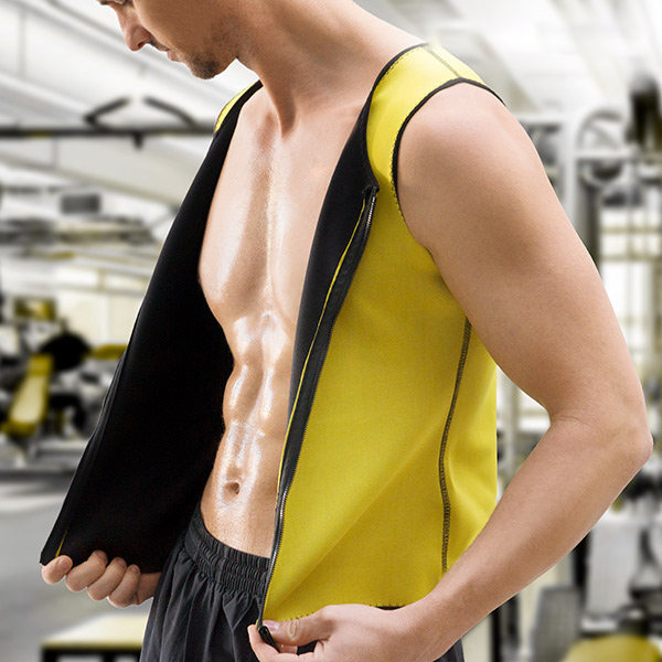 Bastuväst för herrträning