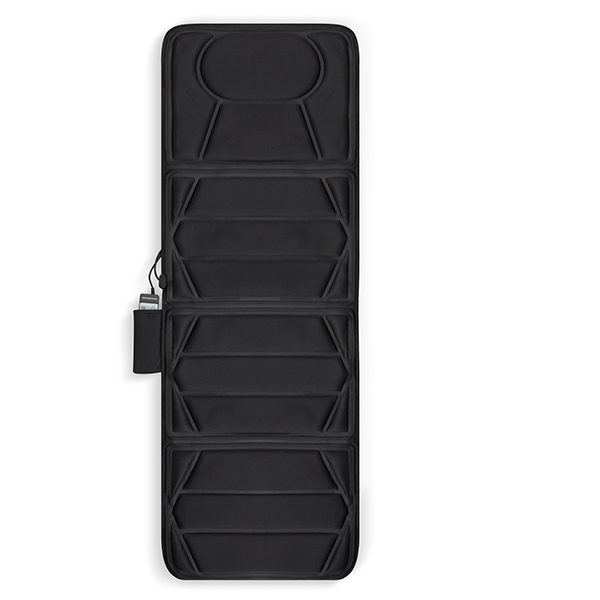 Helkroppsmatta med massage 14W svart