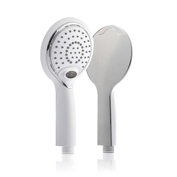Duschmunstycke med temperatursensor