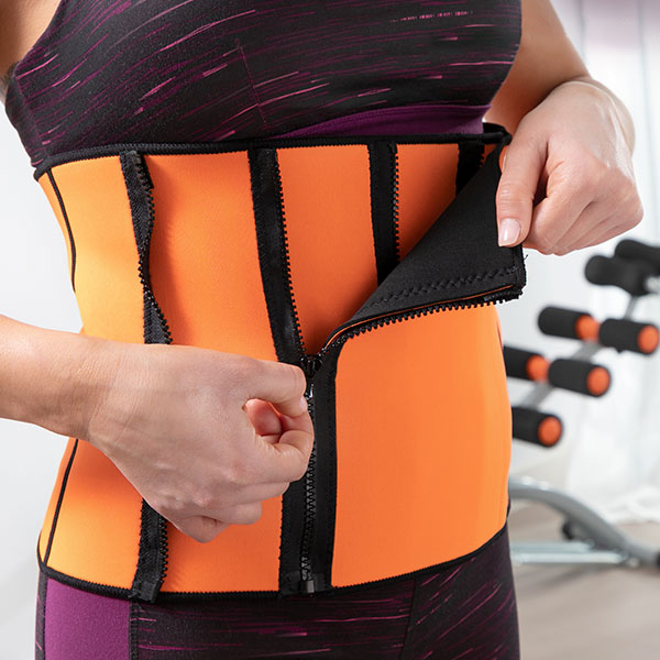 Slimmande sportbälte med bastueffekt